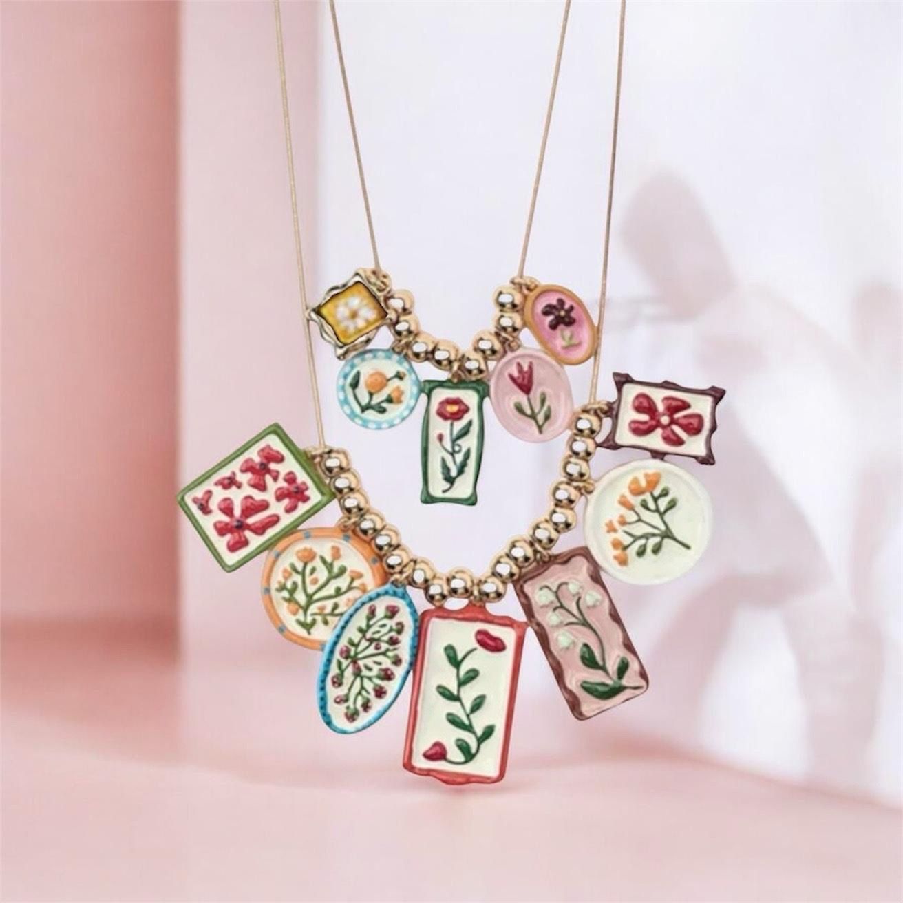 Set 2 catenine serie Gipsy smaltata