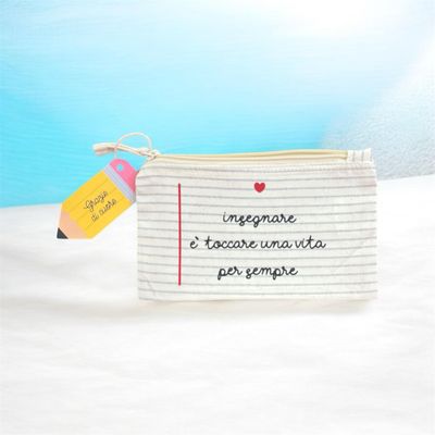 Astuccio personalizzato tema Maestra