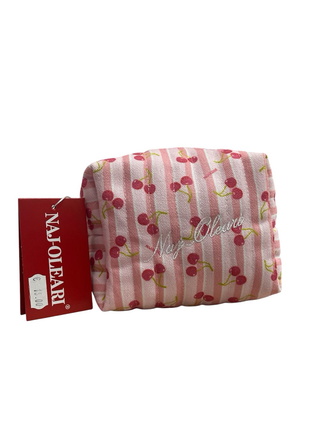 Necessaire morbido cherry rosa Naj-Oleari