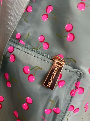 Borsa Mare XL Naj-Oleari cherry fondo verde