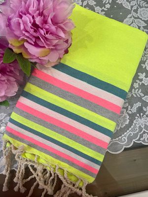 Telo fouta MU3 base giallo
