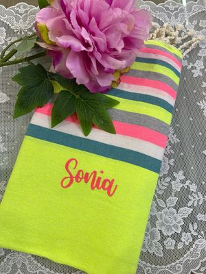 Telo fouta MU3 base giallo