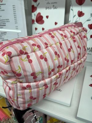 Pochettone morbido cherry rosa Naj-Oleari 7275