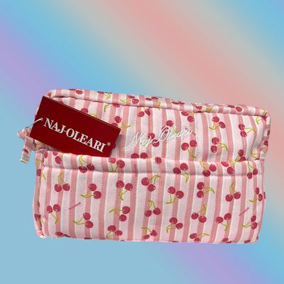 Pochettone morbido cherry rosa Naj-Oleari 7275