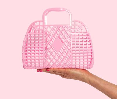 Borsa Sunjellies small rosa bubblegum