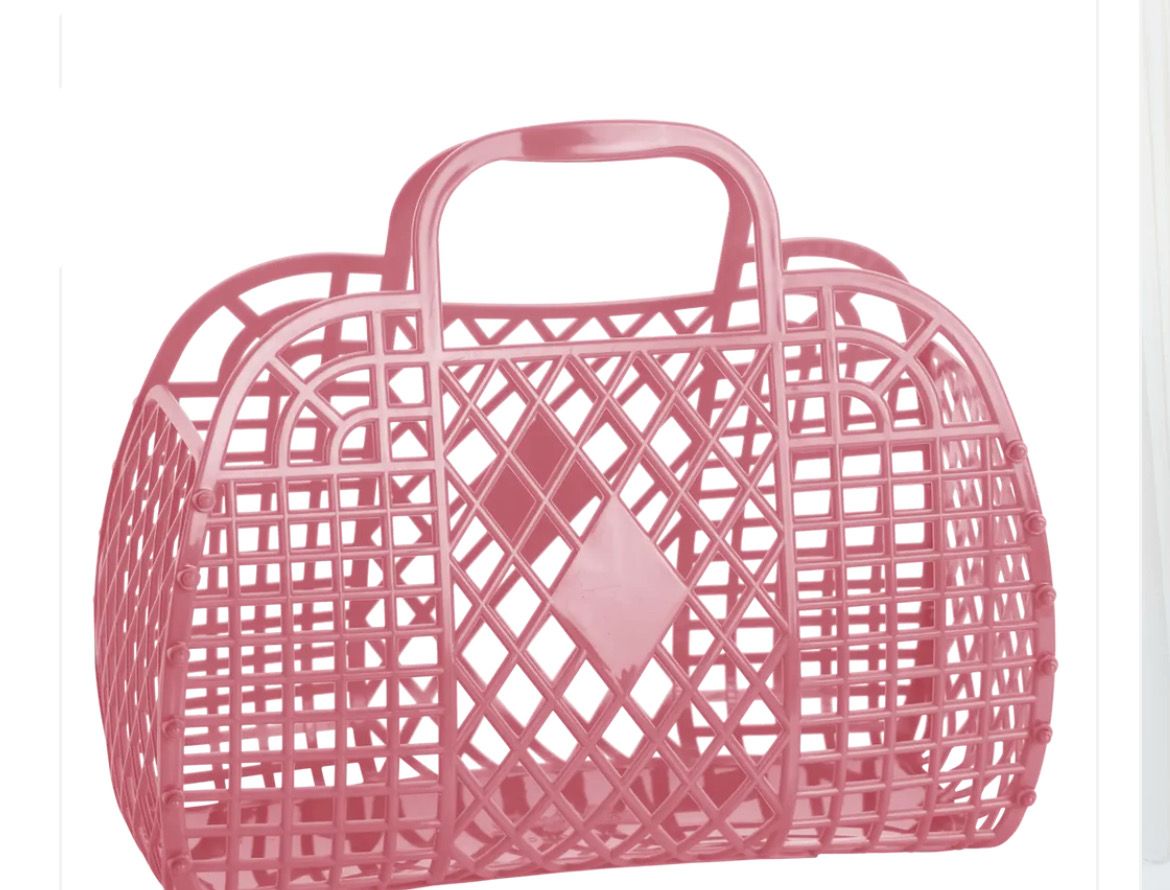 Borsa Sunjellies large blush rosa