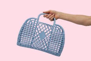 Borsa Sunjellies large cornflowerblu fiordaliso