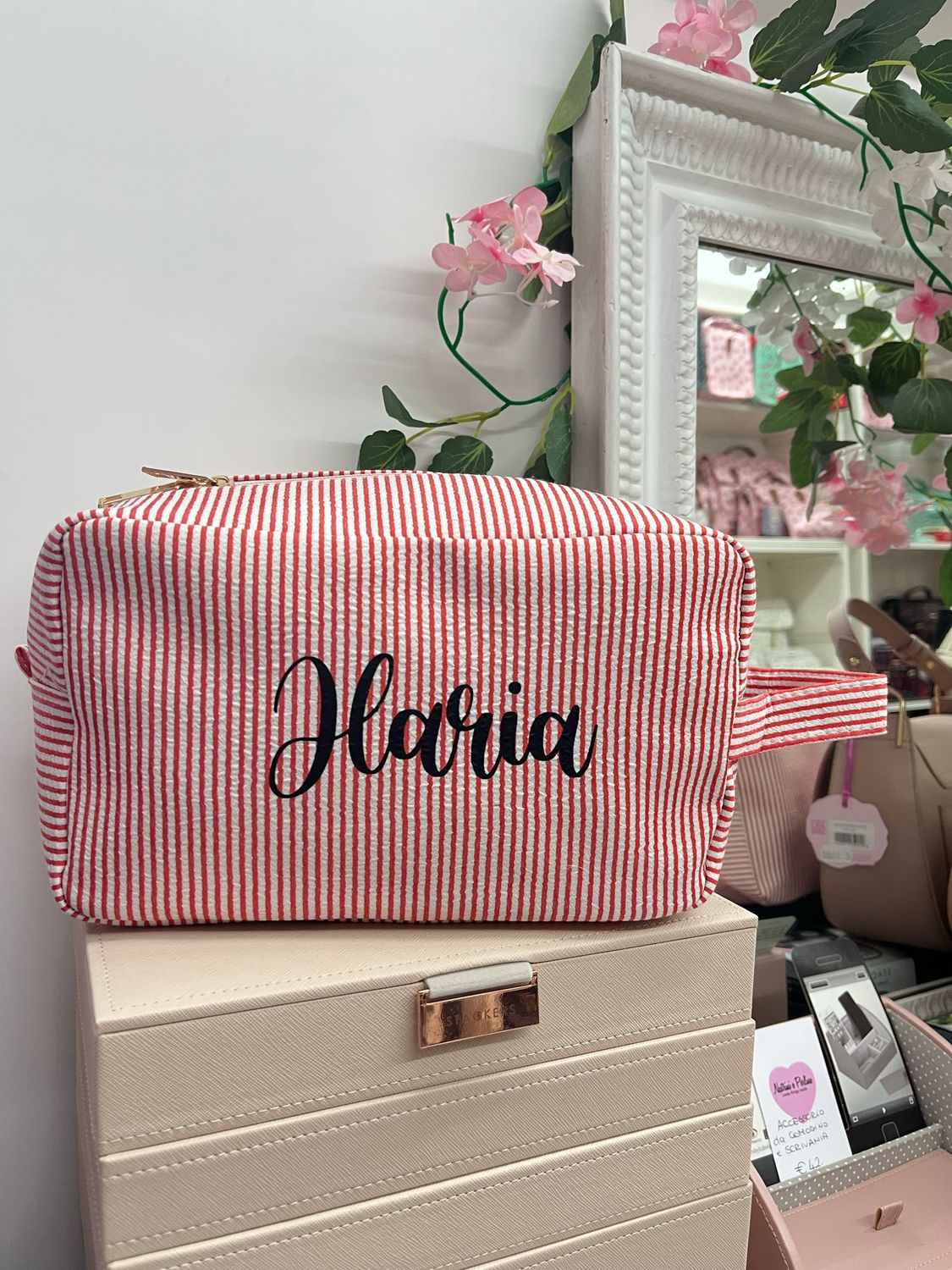 Maxi pochettone Marinaretto rosso personalizzato