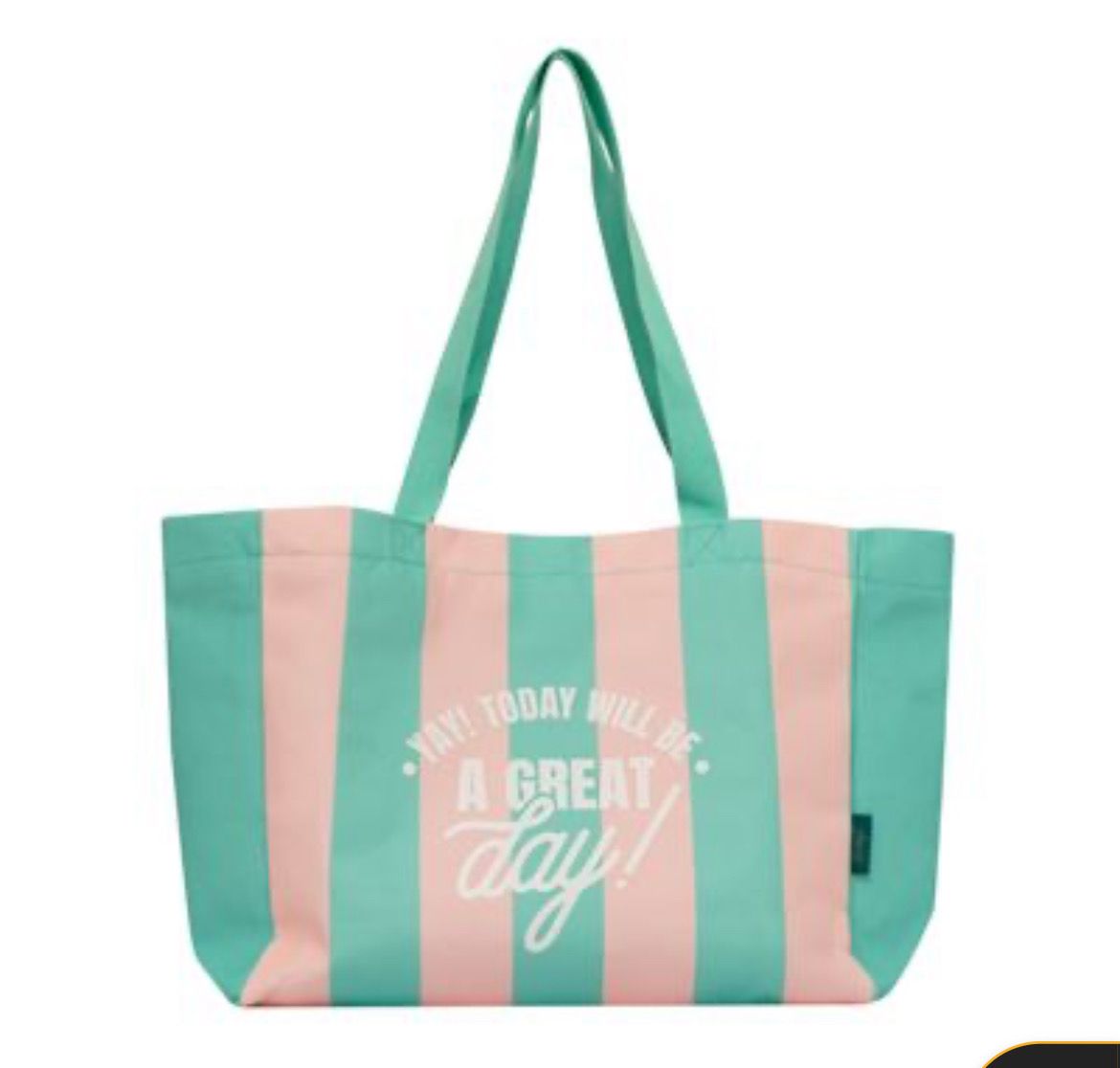 Tote bag Mr Wonderful Today will be a great day