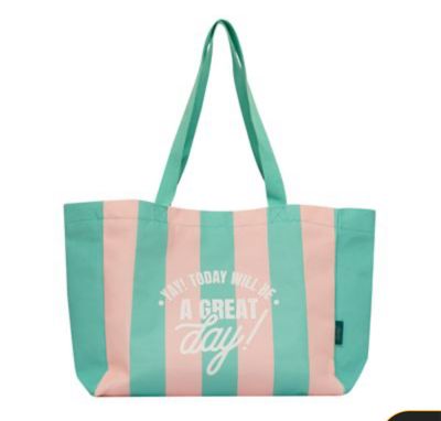 Tote bag Mr Wonderful Today will be a great day