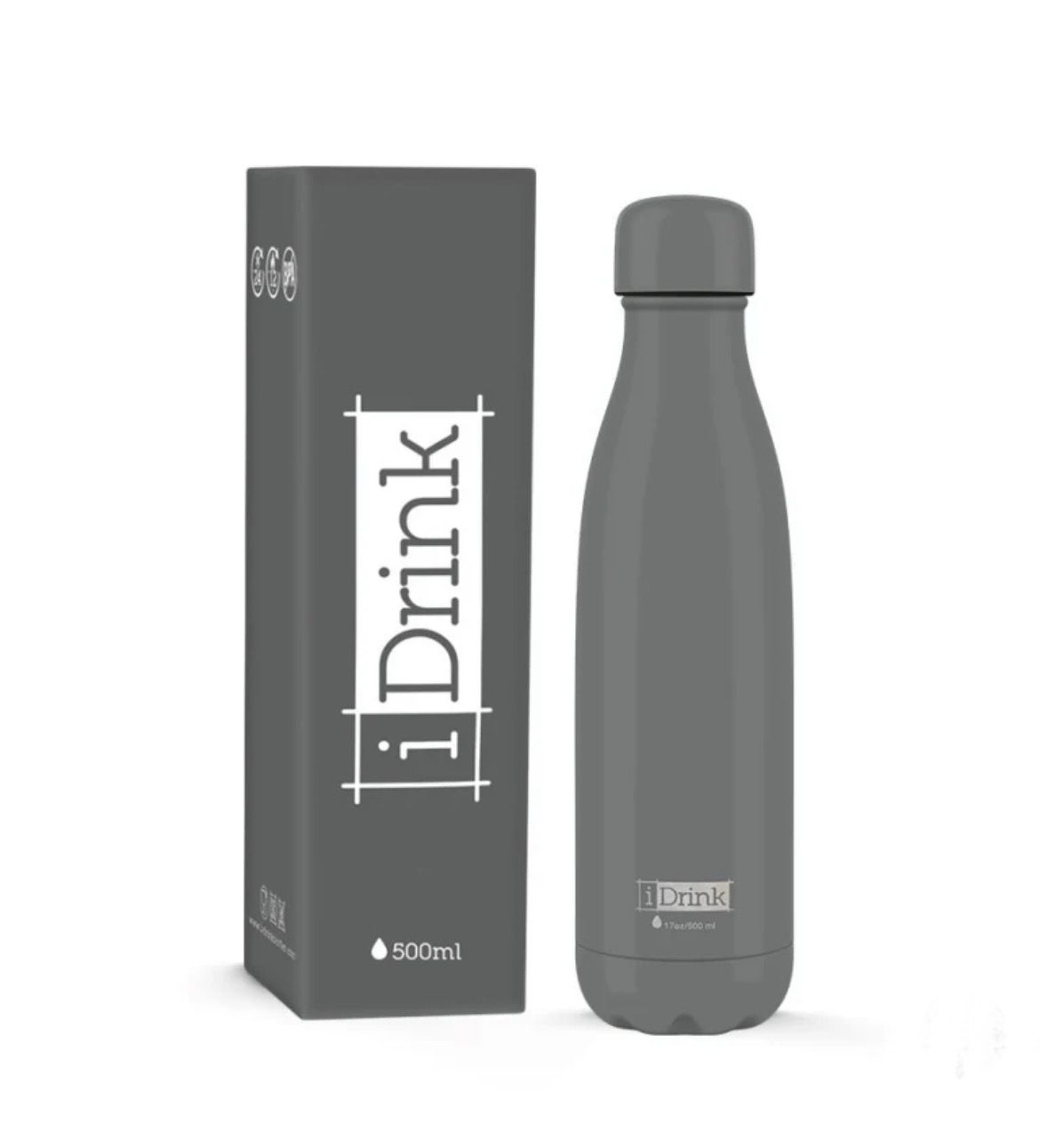 Bottiglia termica 500ml grigio