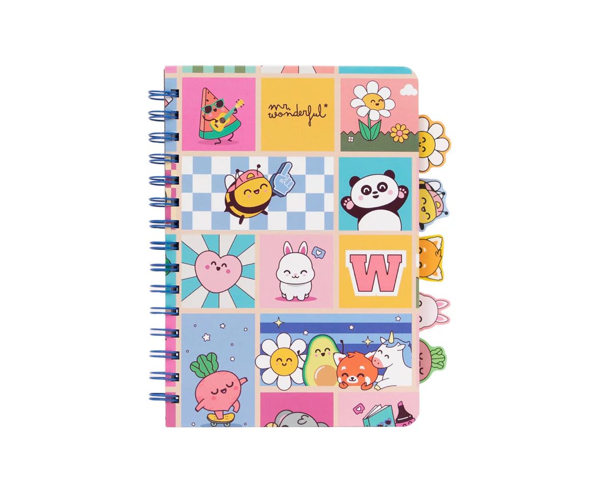 Quaderno Mr Wonderful A5 con segnalibri - Wonder Comic