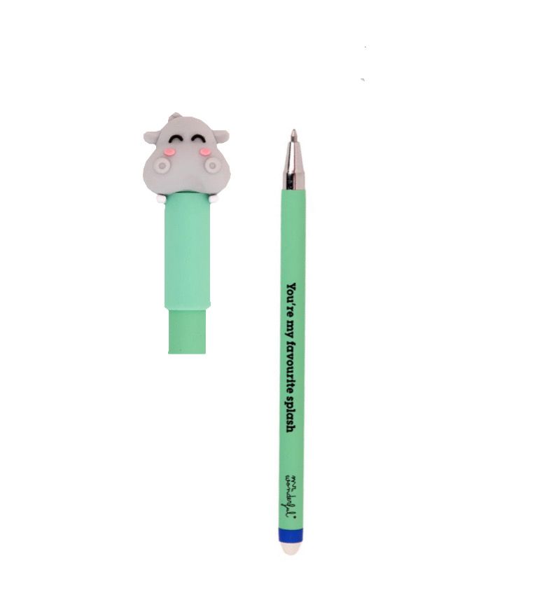 Penna cancellabile ippopotamo Mr Wonderful