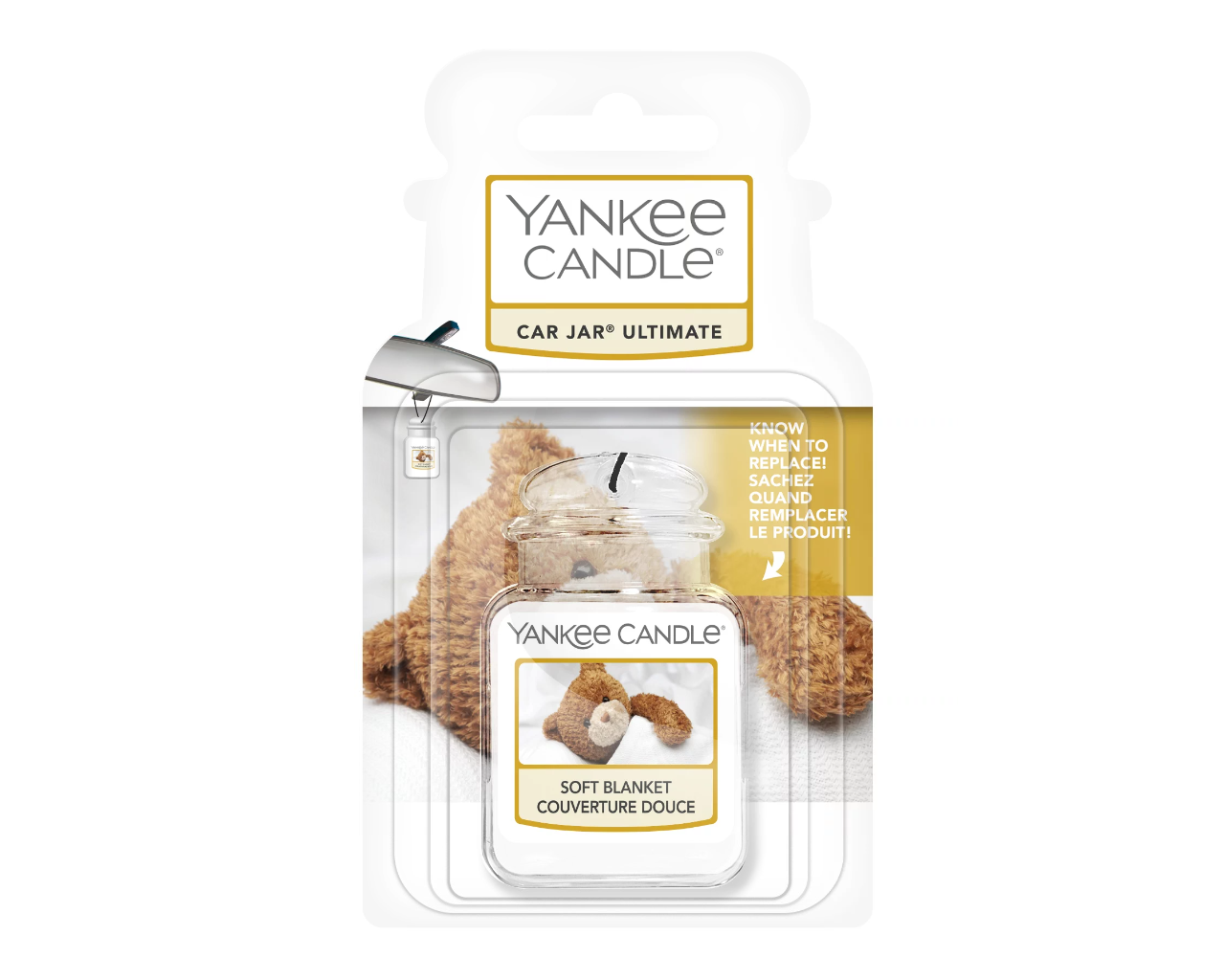Car jar Yankee Candle soft blanket