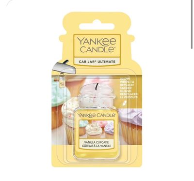 Car jar Yankee Candle vanilla cupcake
