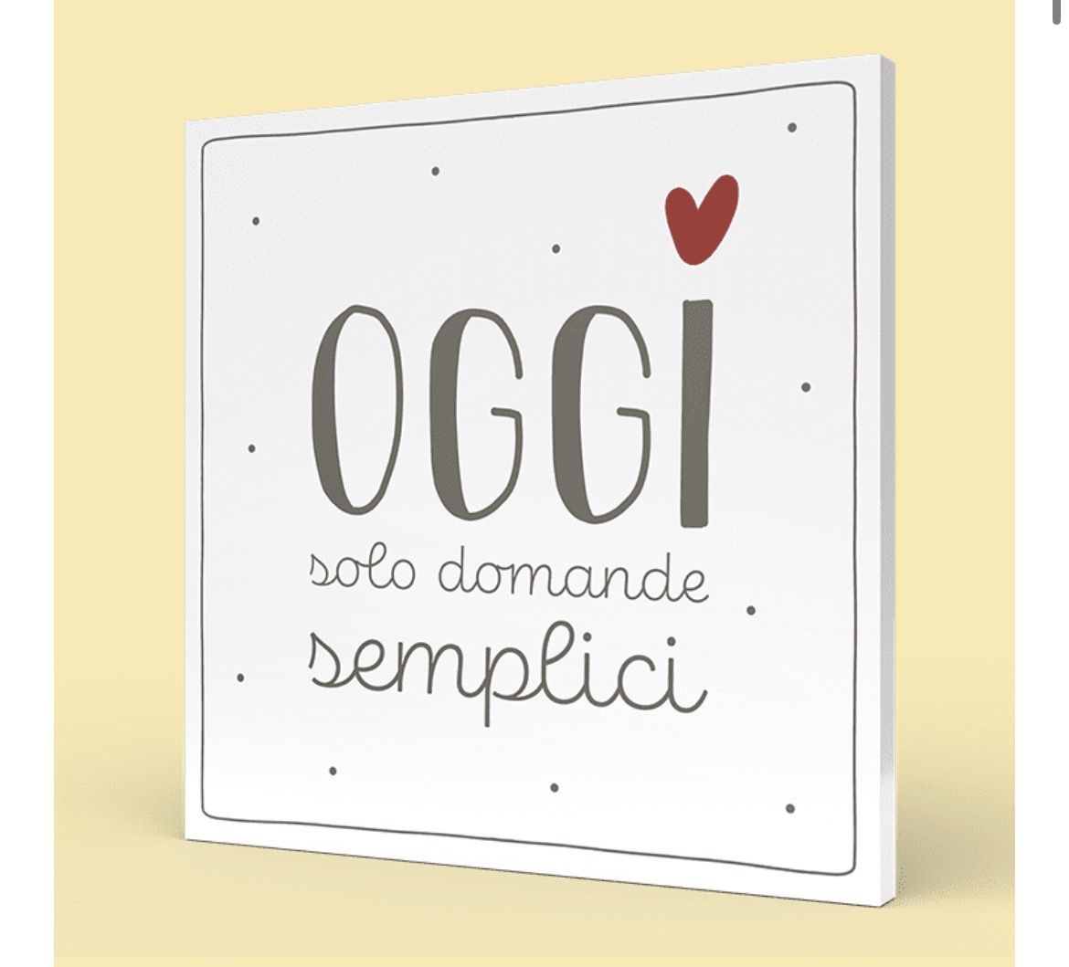 QUADRO MEDIO – oggi solo domande semplici