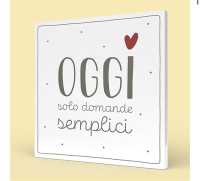 QUADRO MEDIO – oggi solo domande semplici