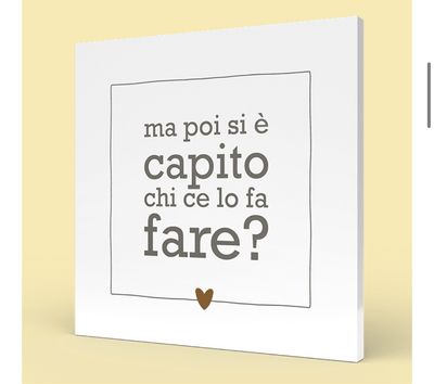 QUADRO MEDIO – ma poi si è capito chi ce lo fa fare?