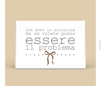Calamita rettangolare - non sono la soluzione, ma se volete posso essere il problema