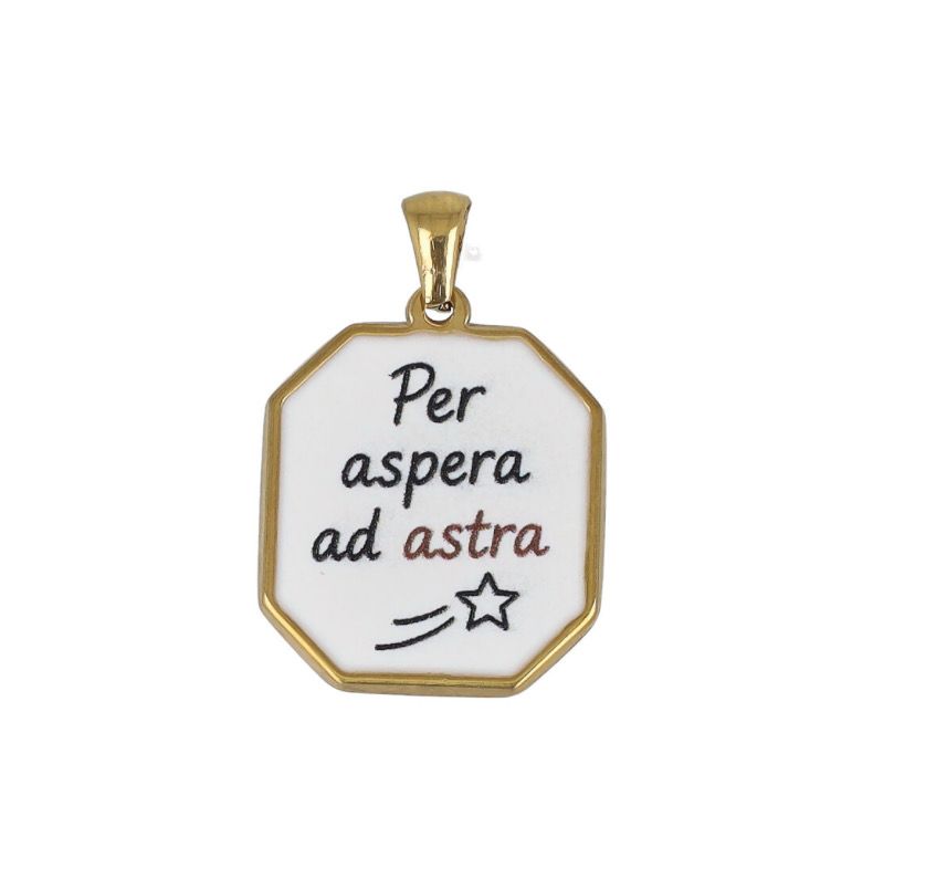 Ciondolo Cameo Per Aspera ad Astra