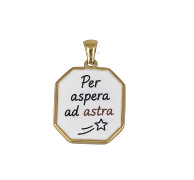Ciondolo Cameo Per Aspera ad Astra