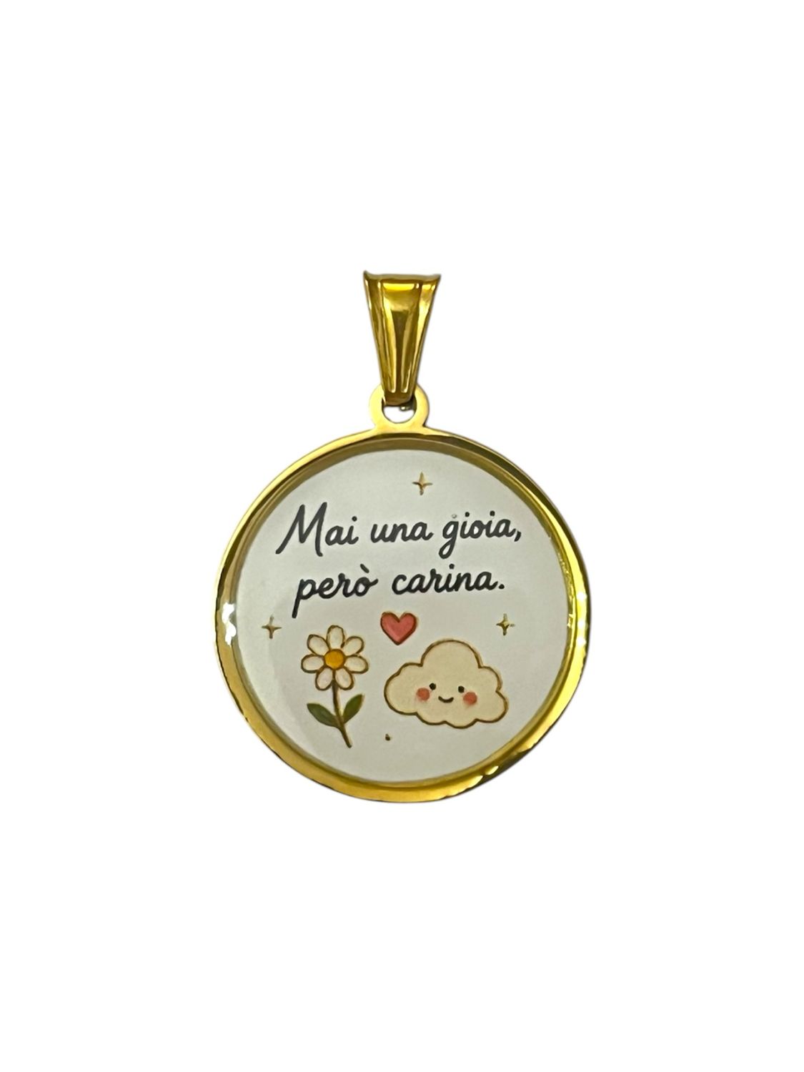 Ciondolo Cameo mai una gioia però carina