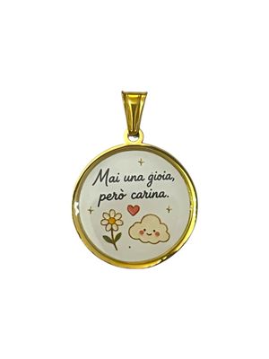 Ciondolo Cameo mai una gioia però carina