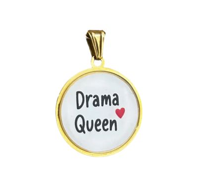 Ciondolo Cameo Drama Queen