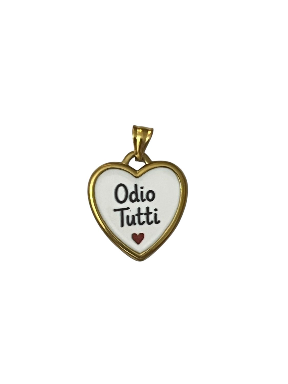 Ciondolo Cameo Cuore Odio Tutti