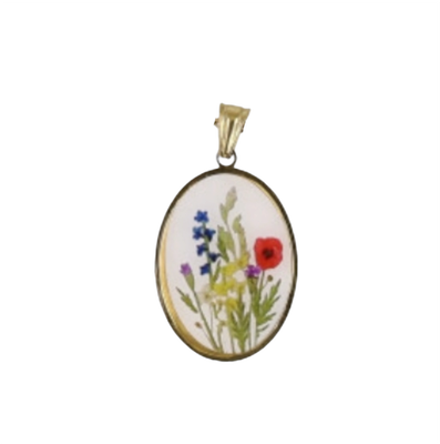 Ciondolo Cameo Papaveri
