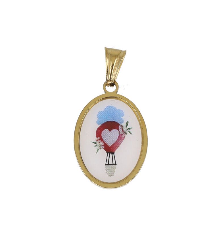 Ciondolo Cameo mongolfiera