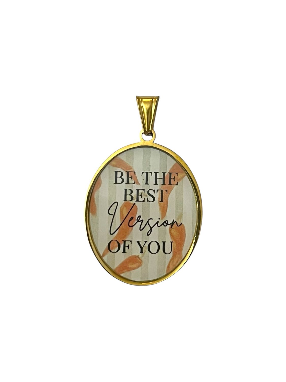 Ciondolo Cameo Be the best version of you
