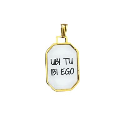 Ciondolo Cameo Ubi tu Ibi ego