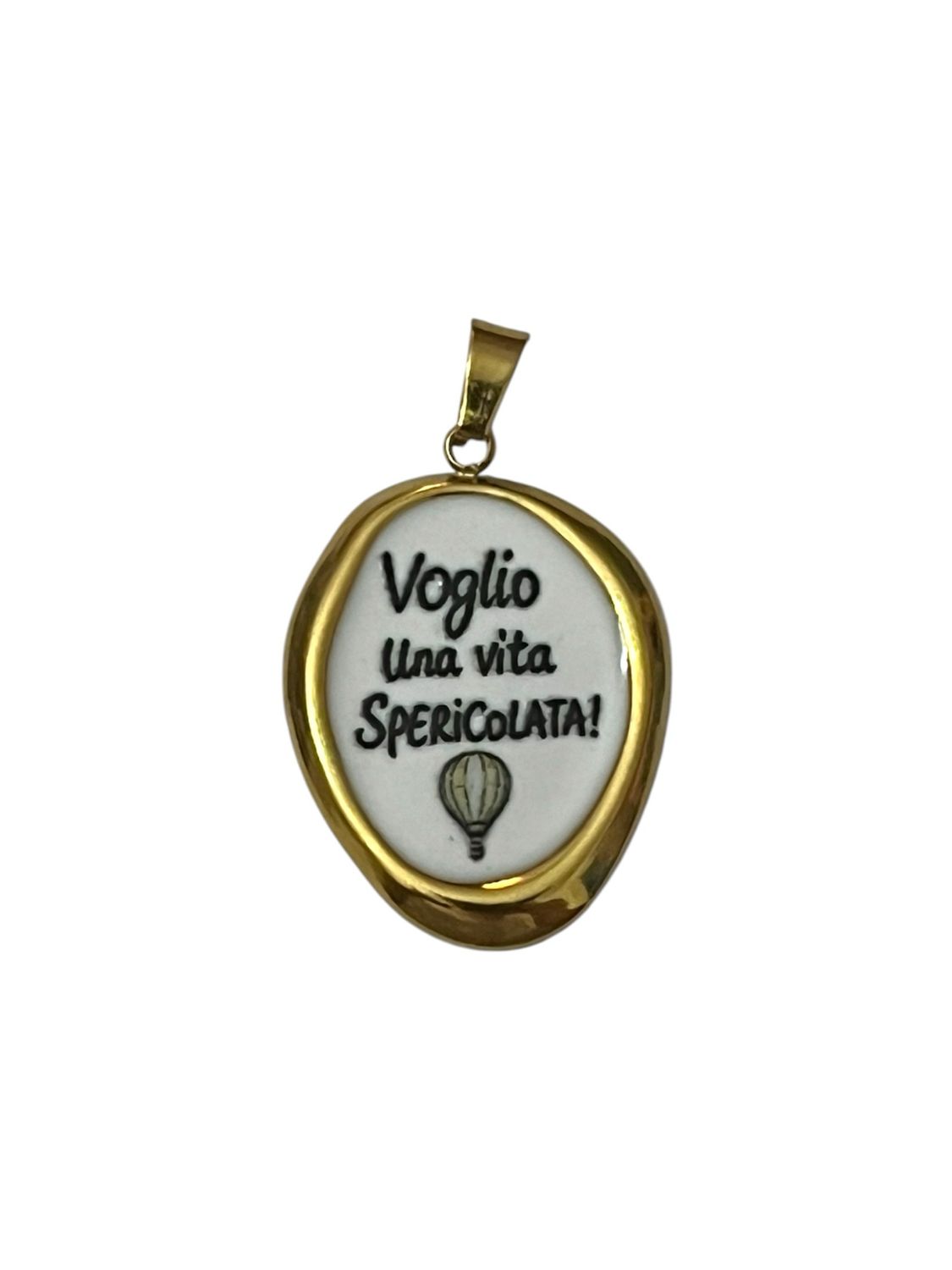 Ciondolo Cameo Voglio una vita spericolata