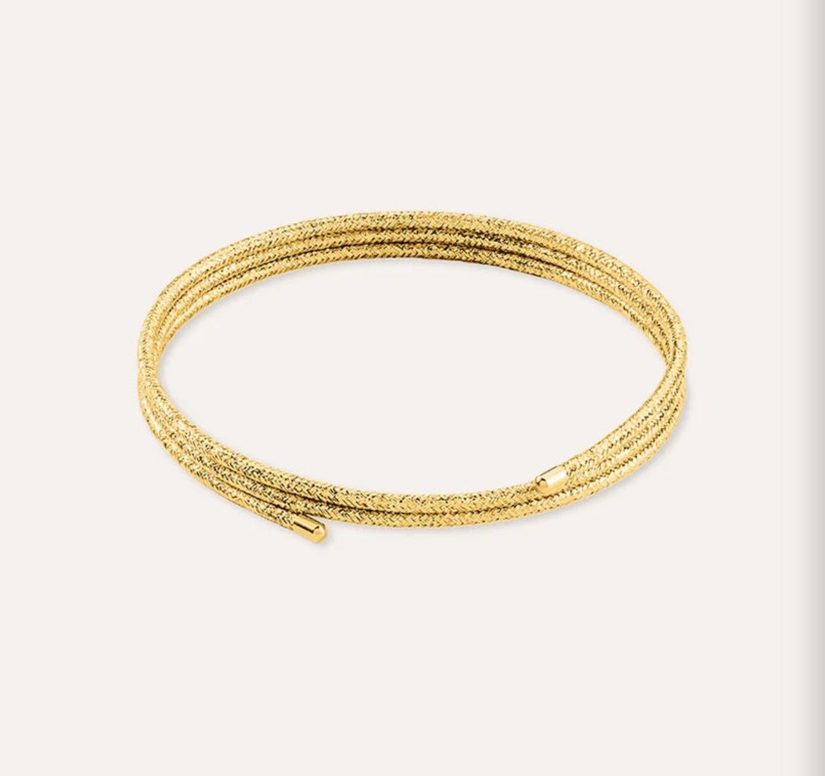 Collana magnetica oro brillante