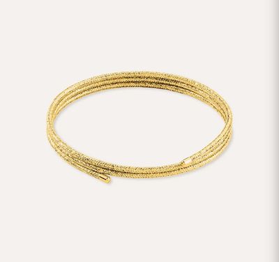 Collana magnetica oro brillante
