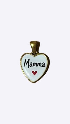 Ciondolo Cameo Cuore Mamma