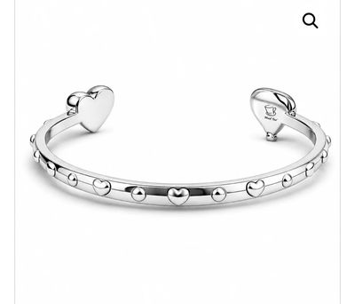 Bracciale rigido color argento Segui i tuoi sogni Mad Tea