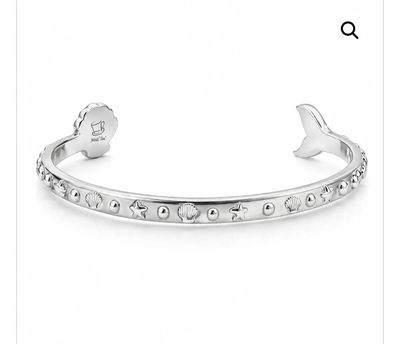 Bracciale rigido color argento Mare Sole Amore Mad Tea