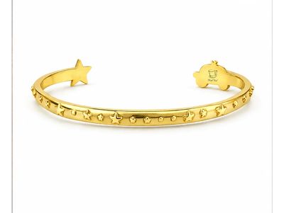 Bracciale rigido color oro Credi nei tuoi sogni Mad Tea