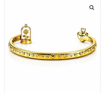 Bracciale rigido color oro Sempre nel mio cuore Mad Tea