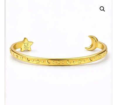 Bracciale rigido color oro Solo chi sogna può volare Mad Tea