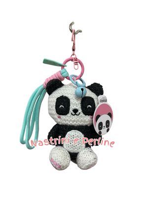 Portachiave uncinetto Panda