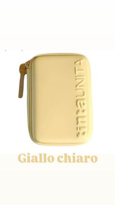 Astuccio One Time Tinta Unita Giallo chiaro