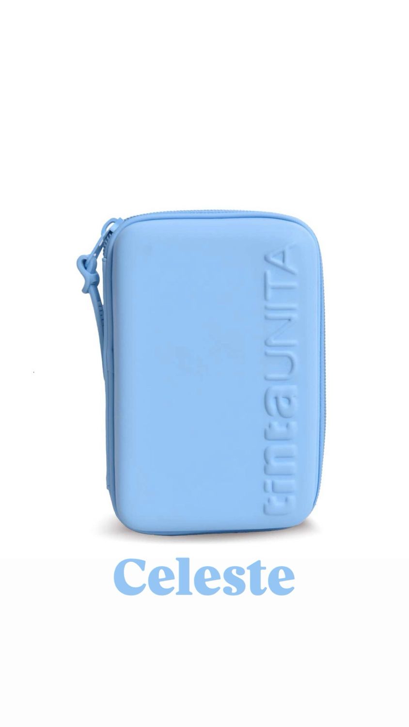 Astuccio One Time Tinta Unita Celeste