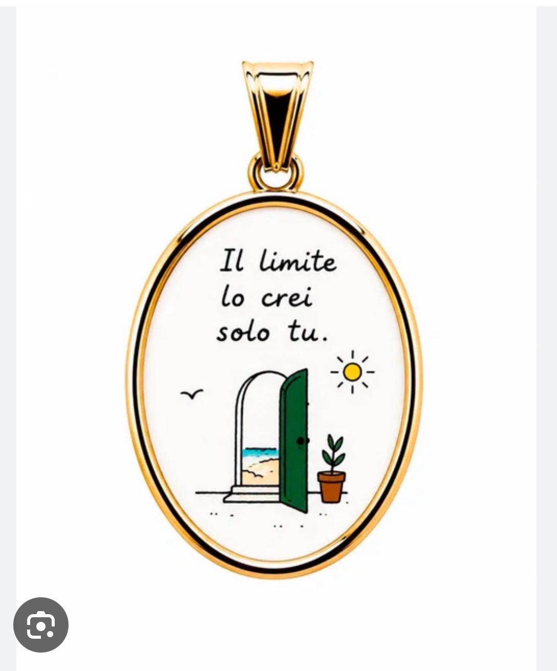 Ciondolo Cameo il limite lo crei solo tu