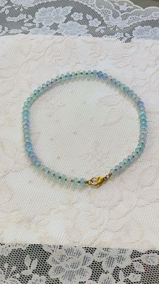 Collana Candy con pietre colorate celeste