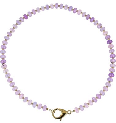Collana Candy con pietre colorate lilla