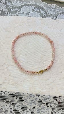 Collana Candy con pietre colorate rosa chiaro