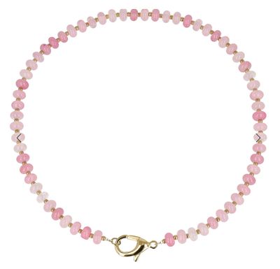 Collana Candy con pietre colorate rosa chiaro